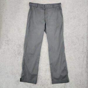 Nike Golf Mens Dri-Fit Gray Pants 34x32  Gray